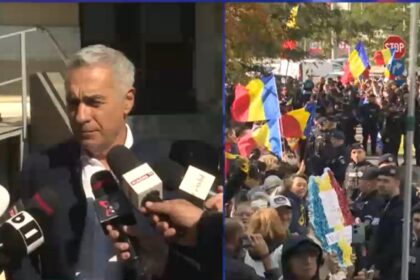 calin georgescu ajunge la sectia de politie din buftea ampla mobilizare a sustinatorilor sai ce mesaj va transmite liderul respins de sistem 68ede5fbde793