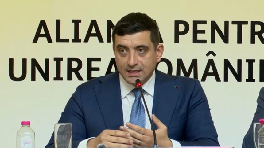 george simion la conferinta judeteana aur caras severin e pacat de potentialul pe care acest judet il are 6910e62106fc4