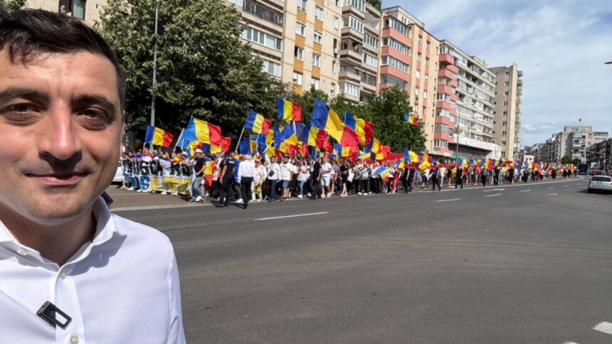 15 ianuarie ziua marii mobilizari romanii ies in strada la apelul lui george simion video 69633d5a4dd7e