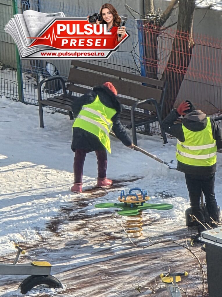 ADP Sector 5, grijuliu până la absurd: zăpada „evacuată” din parc, ca nu cumva copiii să se bucure 9 20260117 131849