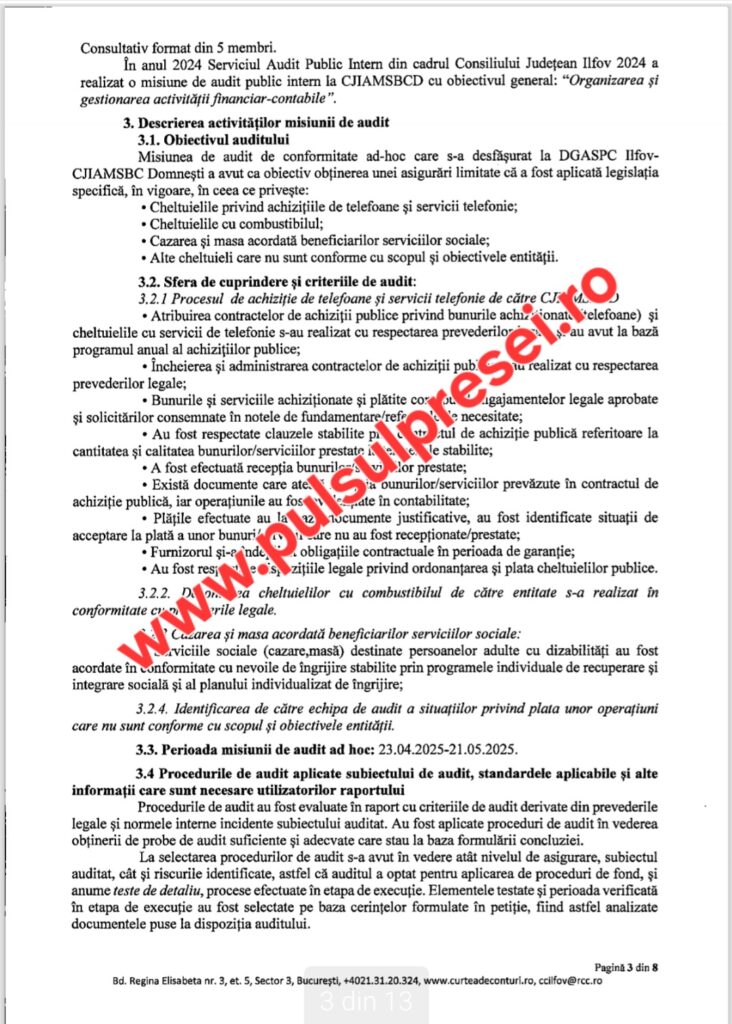 Curtea de Conturi scoate la iveală nereguli grave la DGASPC Ilfov. 9 Screenshot 20260125 124002 OneDrive