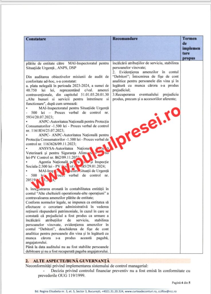 Curtea de Conturi scoate la iveală nereguli grave la DGASPC Ilfov. 16 Screenshot 20260125 124100 OneDrive