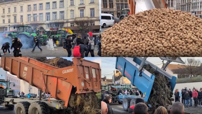 acordul care ingroapa agricultura aprobat astazi haos total in marile orase proteste violente ale fermierilor fata de mercosur 696b4c088ca0f