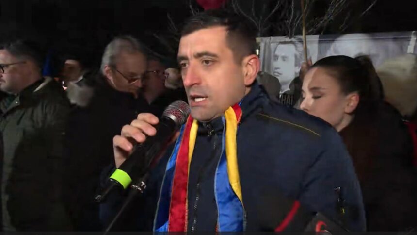 george simion striga adunarea la curtea de arges protest urias in sprijinul romanilor care nu au apa potabila 697ccf77d9913