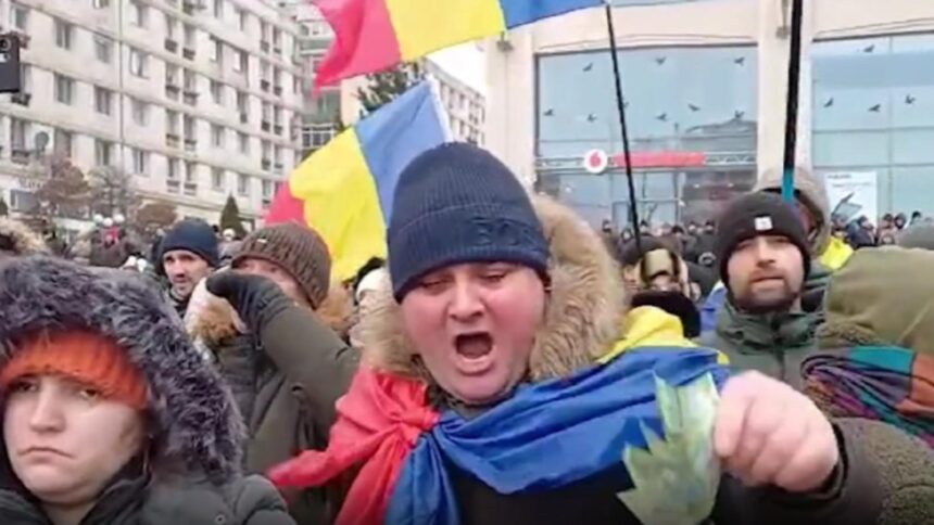 gest incredibil un protestatar a aruncat cu 3 lei spre nicusor dan 69751e274d0e0