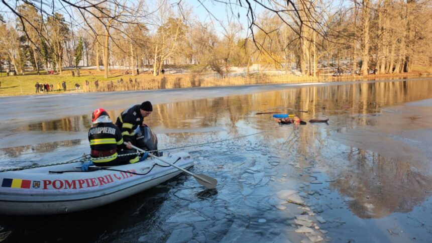 un indian a salvat fetita de 5 ani cazuta in lacul inghetat din craiova barbatul a ajuns la spital cu hipotermie severa 696cbbda66c84