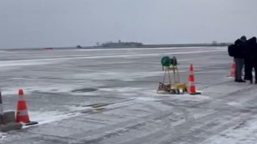 haos pe aeroportul suceava dupa ce pista a fost paralizata de gheata mai multe zboruri au fost amanate sute de pasageri blocati in terminal video 6992db258d228