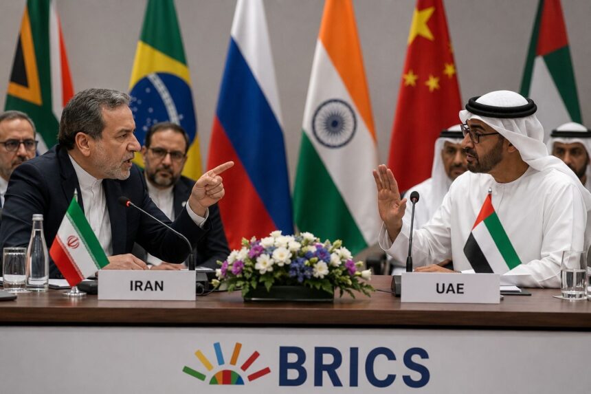 Iranul și Emiratele Arabe Unite, dispută acră la reuniunea miniștrilor de externe BRICS. Tensiunile amenință unitatea alianței.