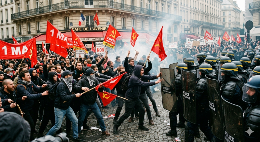 Cum au marcat europenii 1 Mai: Situația luptei pentru pace în marile orașe.