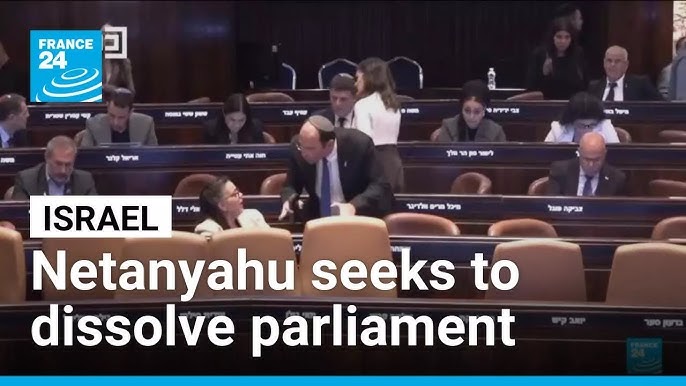 Parlamentul israelian a decis să se dizolve, pregătind terenul pentru alegeri anticipate.