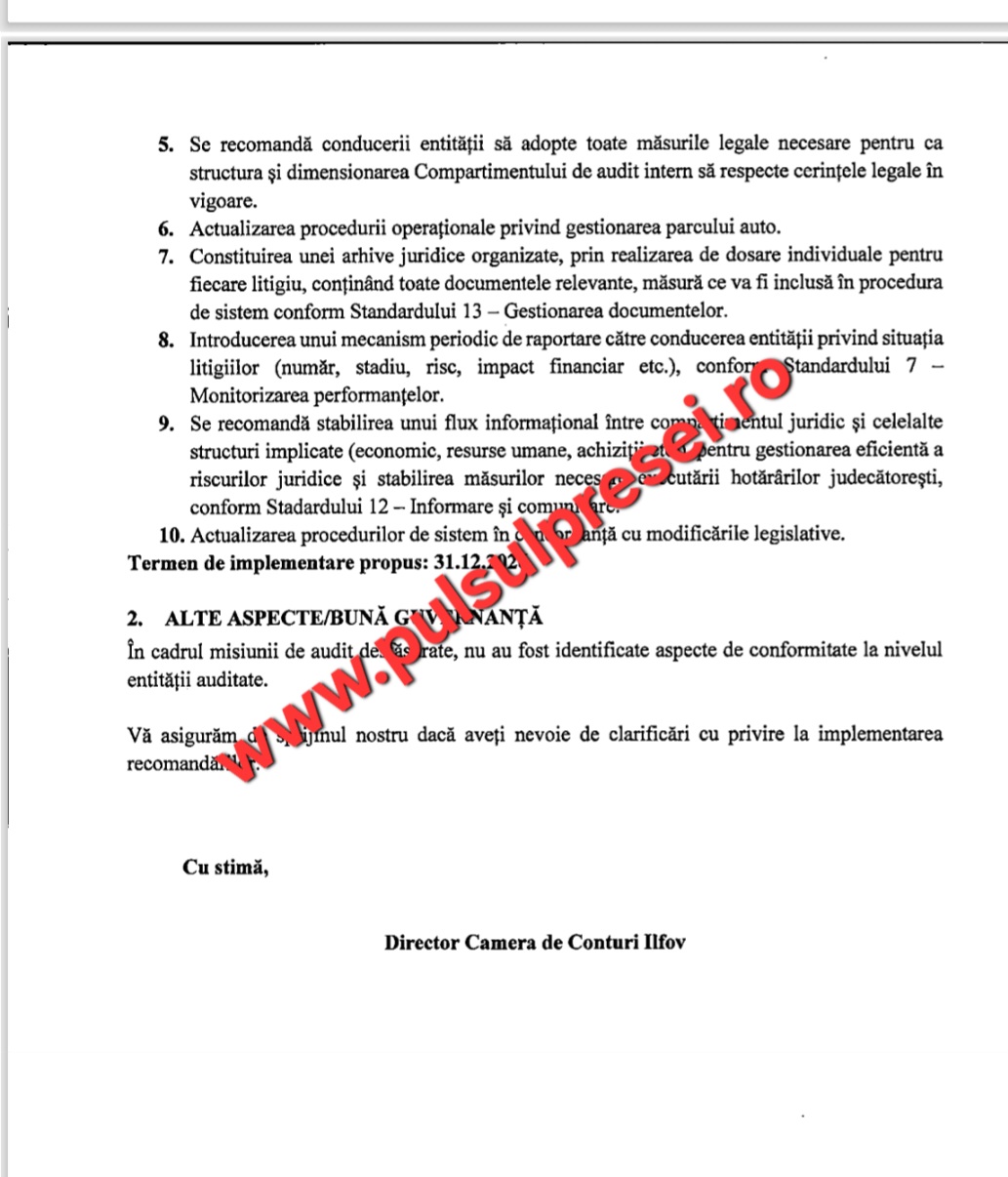 Raport devastator al Curții de Conturi la DGASPC Ilfov: executări întârziate, litigii pierdute, management deficitar și riscuri majore pentru bugetul public 17 Screenshot 20260520 212517 OneDrive