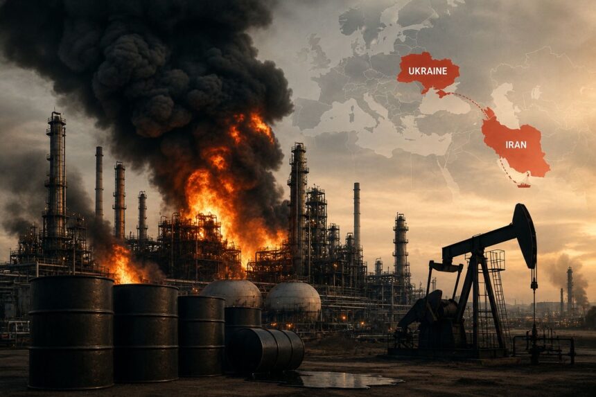 Războaiele din Iran și Ucraina cauzează cea mai severă scădere a producției de rafinare a petrolului din ultimele decenii.