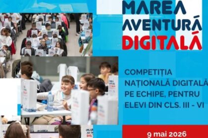 Competiția Marea Aventură Digitală reunește elevii din clasele III–VI.