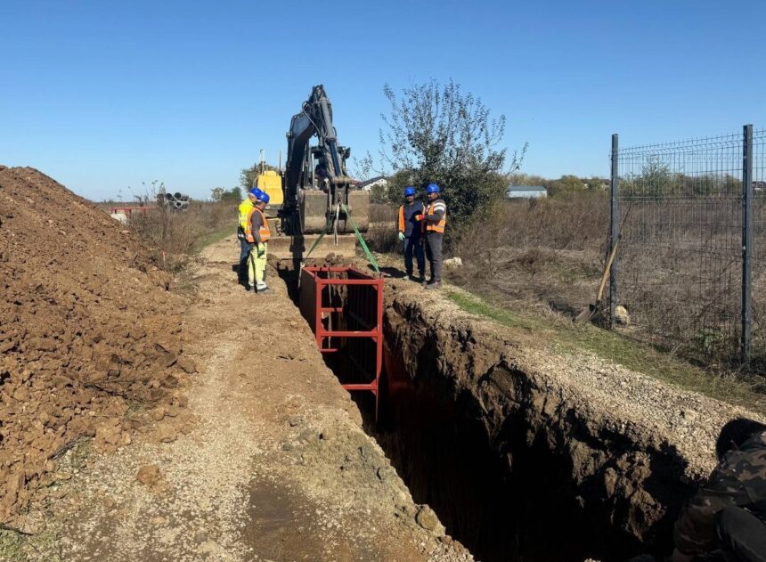 Continuarea dezvoltării rețelei de apă și canalizare în Voluntari