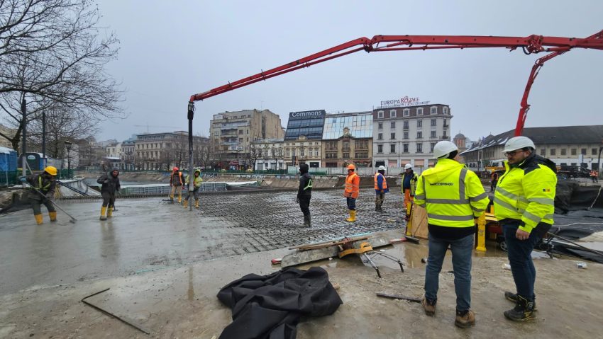 Proiectul Planșeul Unirii a atins o realizare de peste 60%.