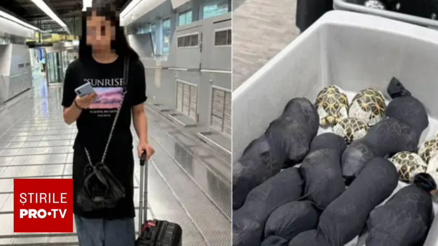 O tânără de 19 ani a fost reținută pe aeroportul din Bangkok după ce vameșii au descoperit ce avea ascuns sub haine.