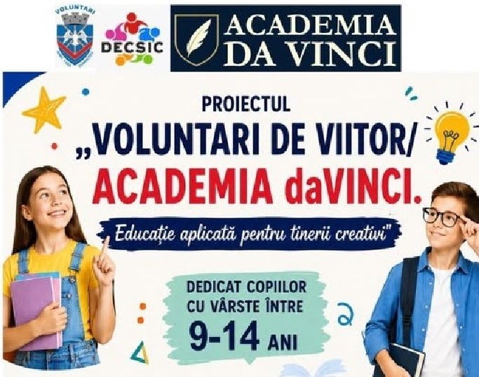 vluntari de viitor davinci foto fb fl pandele