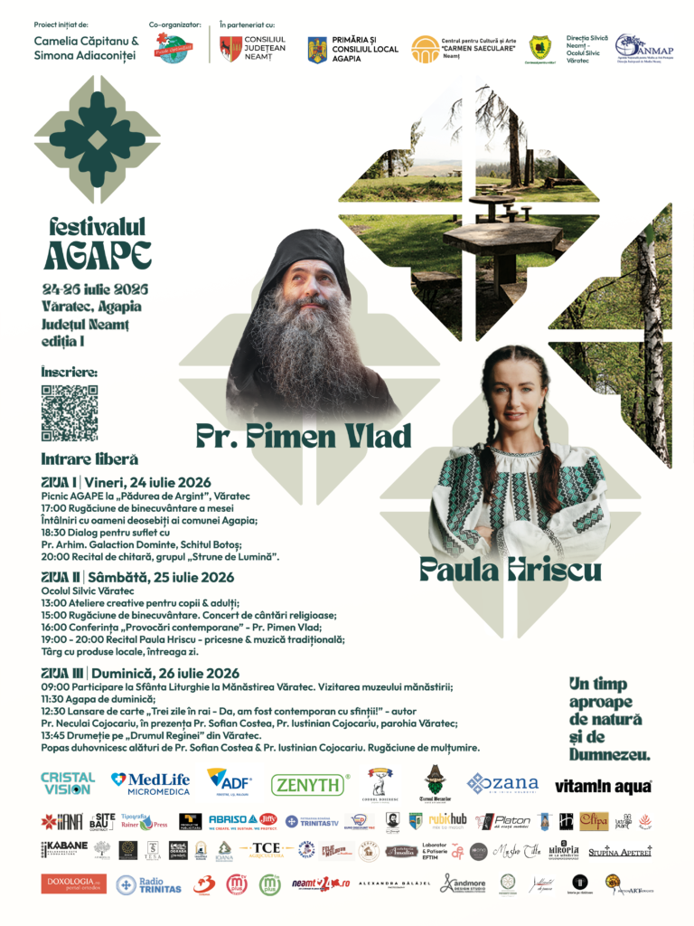 Afis festivalul AGAPE