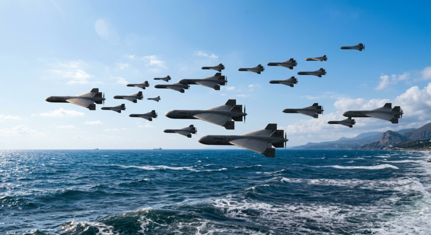 drone shahed geran foto gemini ai